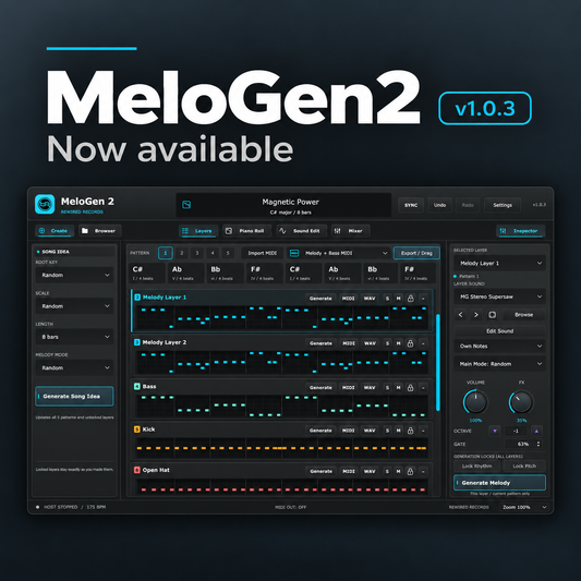MeloGen 2 VST — Rewired Records main product image